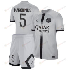 Marquinhos 5 Paris Saint-Germain Away Kit 2022-23 Men Jersey - Black