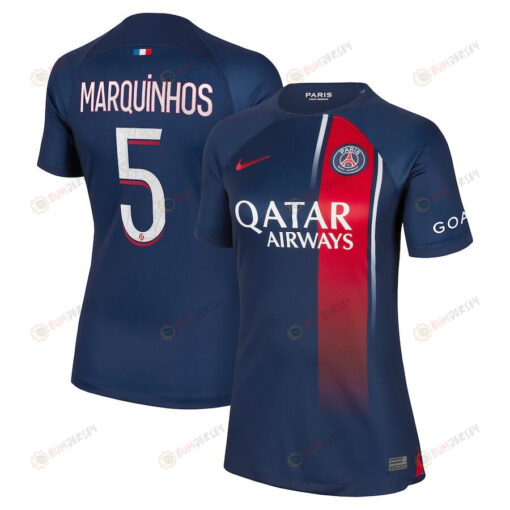 Marquinhos 5 Paris Saint-Germain Women 2023/24 Home Jersey - Navy