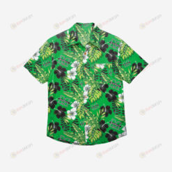 Marshall Thundering Herd Floral Button Up Hawaiian Shirt