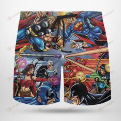 Marvel vs DC Hawaiian Short Summer Shorts Men Shorts - Print Shorts