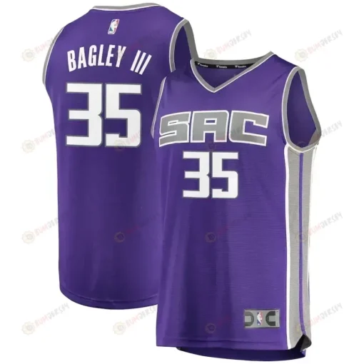 Marvin Bagley Iii Sacramento Kings Fast Break Jersey - Icon Edition - Purple
