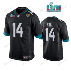 Marvin Hall 14 Jacksonville Jaguars Super Bowl LVII Super Bowl LVII Men's Jersey- Black