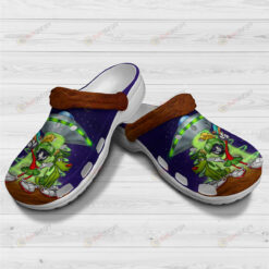 Marvin The Martian Looney Tunes Crocs Crocband Clog Comfortable Water Shoes - AOP Clog
