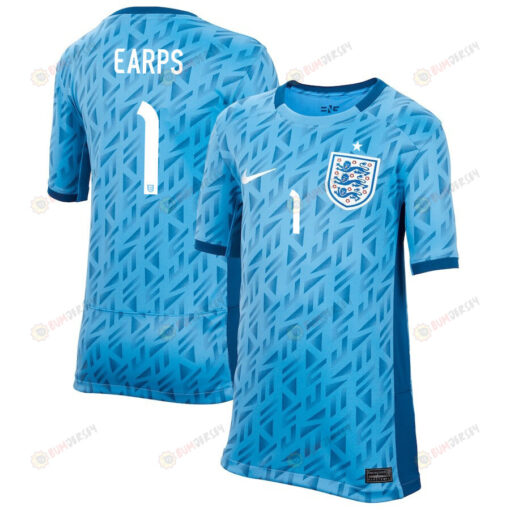 Mary Earps 1 England 1 Star Women's National Team 2023-24 World Cup Away Jersey