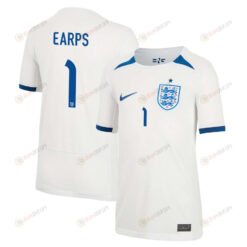 Mary Earps 1 England 1 Star Women's National Team 2023-24 World Cup Home Jersey