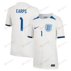 Mary Earps 1 England Women's National Team 2023-24 World Cup Home Jersey