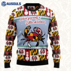 Maryland Symbols Christmas Ugly Sweaters For Men Women Unisex