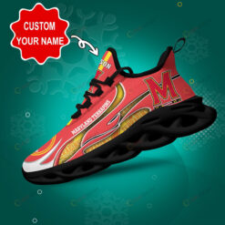 Maryland Terrapins Logo Unique Pattern Custom Name 3D Max Soul Sneaker Shoes