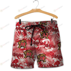 Maryland Terrapins Men Shorts Tropical Seamless