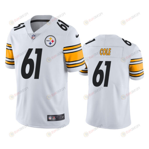 Mason Cole 61 Pittsburgh Steelers White Vapor Limited Jersey