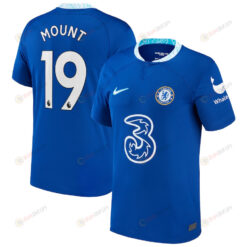 Mason Mount 19 Chelsea 2022/23 Home Player Jersey - Blue