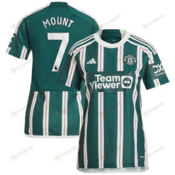 Mason Mount 7 Manchester United 2023/24 Away Women Jersey - Green