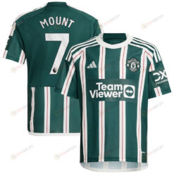 Mason Mount 7 Manchester United 2023/24 Away Youth Jersey - Green