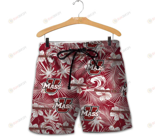 Massachusetts Minutemen Men Shorts Tropical Seamless