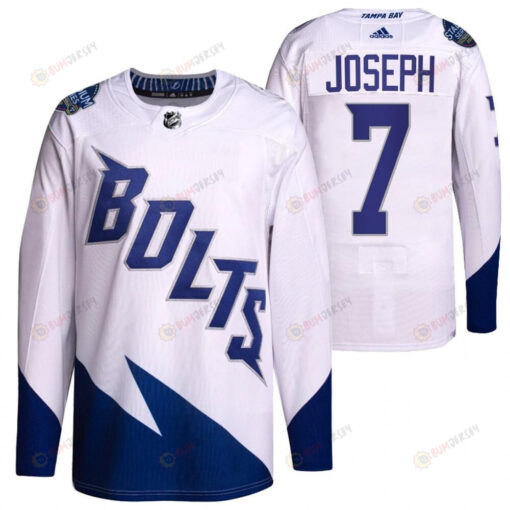 Mathieu Joseph 2022 Stadium Series Lightning 7 White Primegreen Jersey Jersey