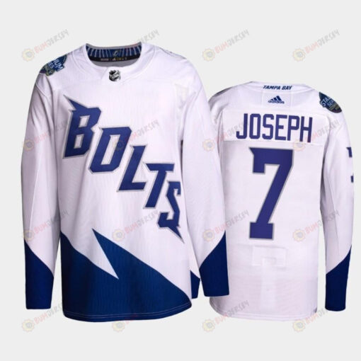 Mathieu Joseph Lightning 2022 Stadium Series White Primegreen Jersey