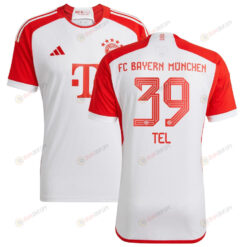 Mathys Tel 39 Bayern Munich 2023/24 Home Men Jersey - White