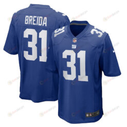 Matt Breida 31 New York Giants Game Jersey - Royal