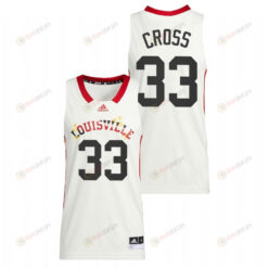 Matt Cross 33 Louisville Cardinals 2022 Basketball Honoring Black Excellence Men Jersey - White