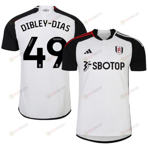 Matt Dibley-Dias 49 Fulham FC 2023-24 EFL Home Men Jersey - White