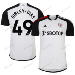 Matt Dibley-Dias 49 Fulham FC 2023-24 Premier League Home Men Jersey - White