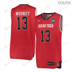 Matt Mooney 13 Texas Tech Red Raiders Basketball Youth Jersey - Red