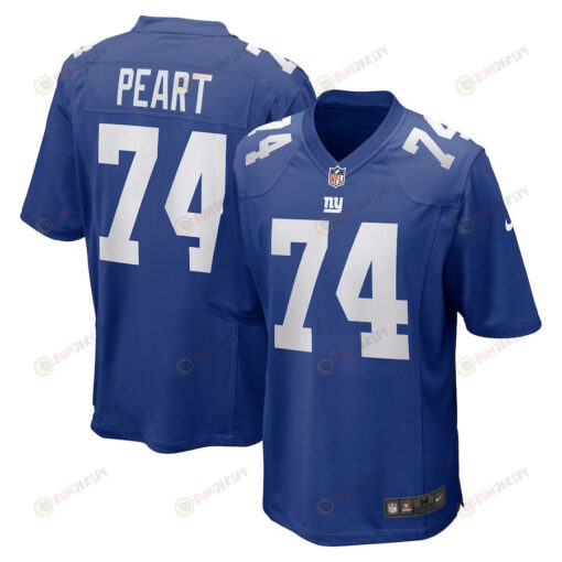 Matt Peart 74 New York Giants Game Jersey - Royal