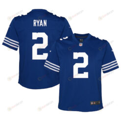 Matt Ryan 2 Indianapolis Colts Youth Alternate Game Jersey - Royal