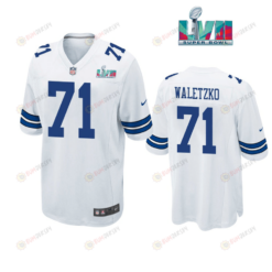 Matt Waletzko 71 Dallas Cowboys Super Bowl LVII Super Bowl LVII White Men's Jersey