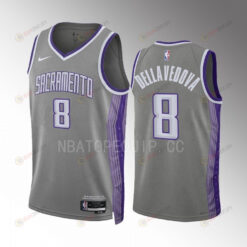 Matthew Dellavedova 8 2022-23 Sacramento Kings Grey City Edition Jersey Swingman