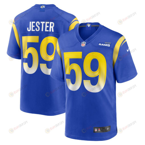 Matthew Jester 59 Los Angeles Rams Home Game Jersey - Royal