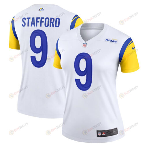 Matthew Stafford 9 Los Angeles Rams Women's Legend Jersey - White