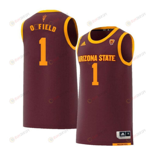 Maurice OField 1 Arizona State Sun Devils Retro Basketball Men Jersey - Maroon