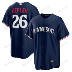 Max Kepler 26 Minnesota Twins Team Logo Alternate Men Jersey - Navy