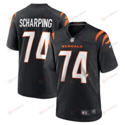 Max Scharping Cincinnati Bengals Game Player Jersey - Black