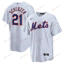 Max Scherzer 21 New York Mets Home Player Jersey - White