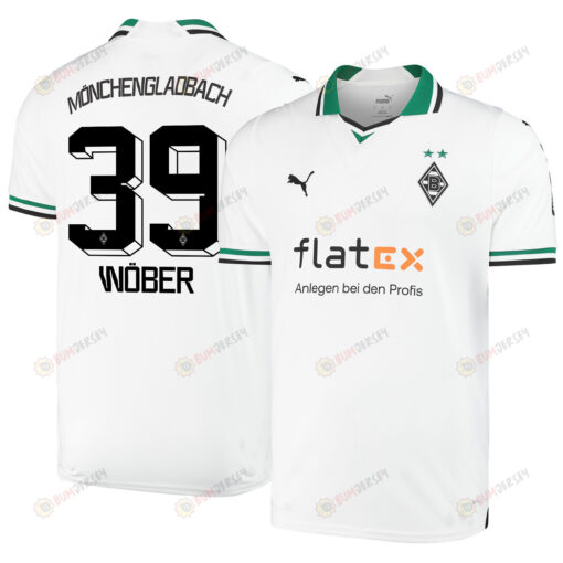 Maximilian W?ber 39 Borussia M?nchengladbach 2023-24 Home Men Jersey - White