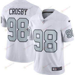 Maxx Crosby 98 Las Vegas Raiders Alternate Vapor Limited Jersey - White