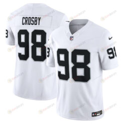 Maxx Crosby 98 Las Vegas Raiders Vapor F.U.S.E. Limited Jersey - White