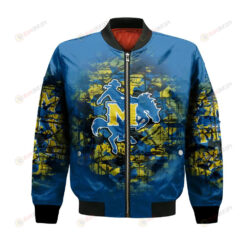 McNeese State Cowboys Bomber Jacket 3D Printed Camouflage Vintage