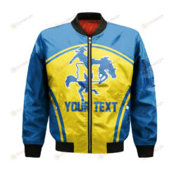 McNeese State Cowboys Bomber Jacket 3D Printed Custom Text And Number Curve Style Sport