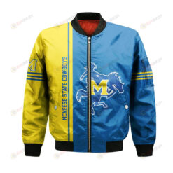 McNeese State Cowboys Bomber Jacket 3D Printed Half Style