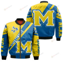 McNeese State Cowboys Logo Bomber Jacket 3D Printed Cross Style