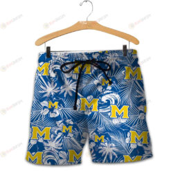 McNeese State Cowboys Men Shorts Tropical Seamless