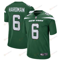 Mecole Hardman 6 New York Jets Game Jersey - Gotham Green