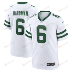 Mecole Hardman 6 New York Jets Player Game Men Jersey - White
