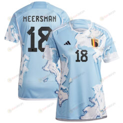 Meersman 18 Belgium 2023 National Team Away Jersey - Women