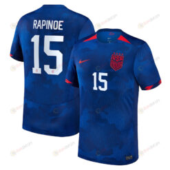 Megan Rapinoe 15 USWNT 2023 Away Men Jersey - Royal