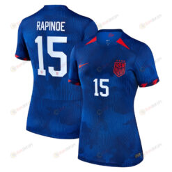 Megan Rapinoe 15 USWNT Women 2023 Away Jersey - Royal