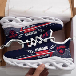 Melbourne Demons Logo Custom Name Pattern 3D Max Soul Sneaker Shoes